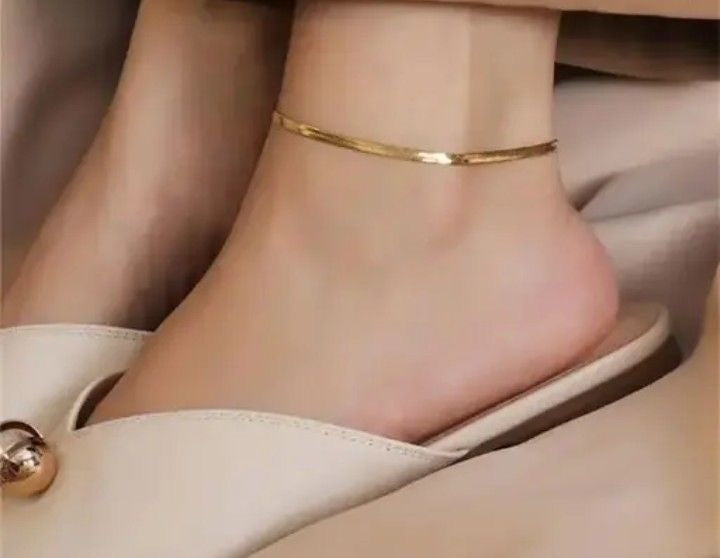 Snake chain anklets