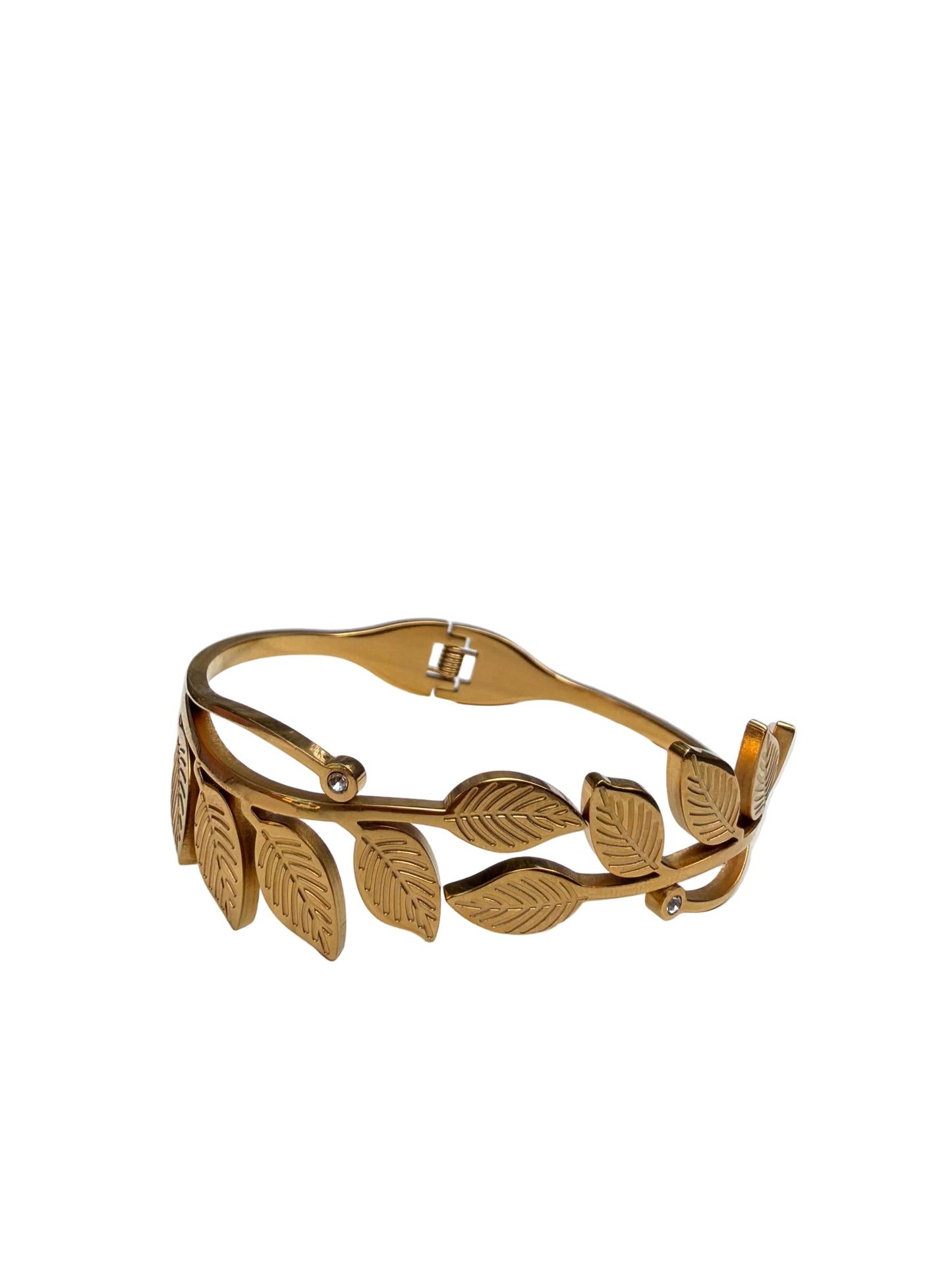 Golden leaf bangle