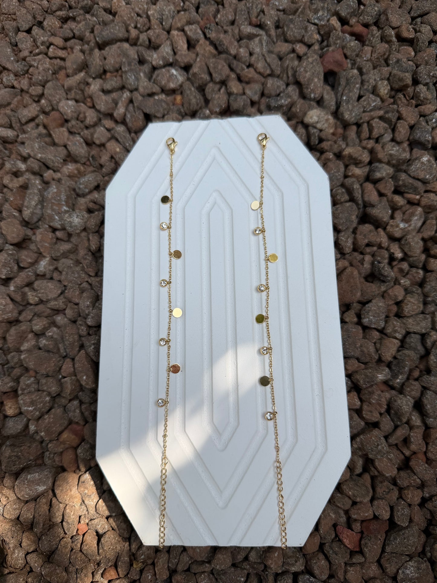 White charm bracelet