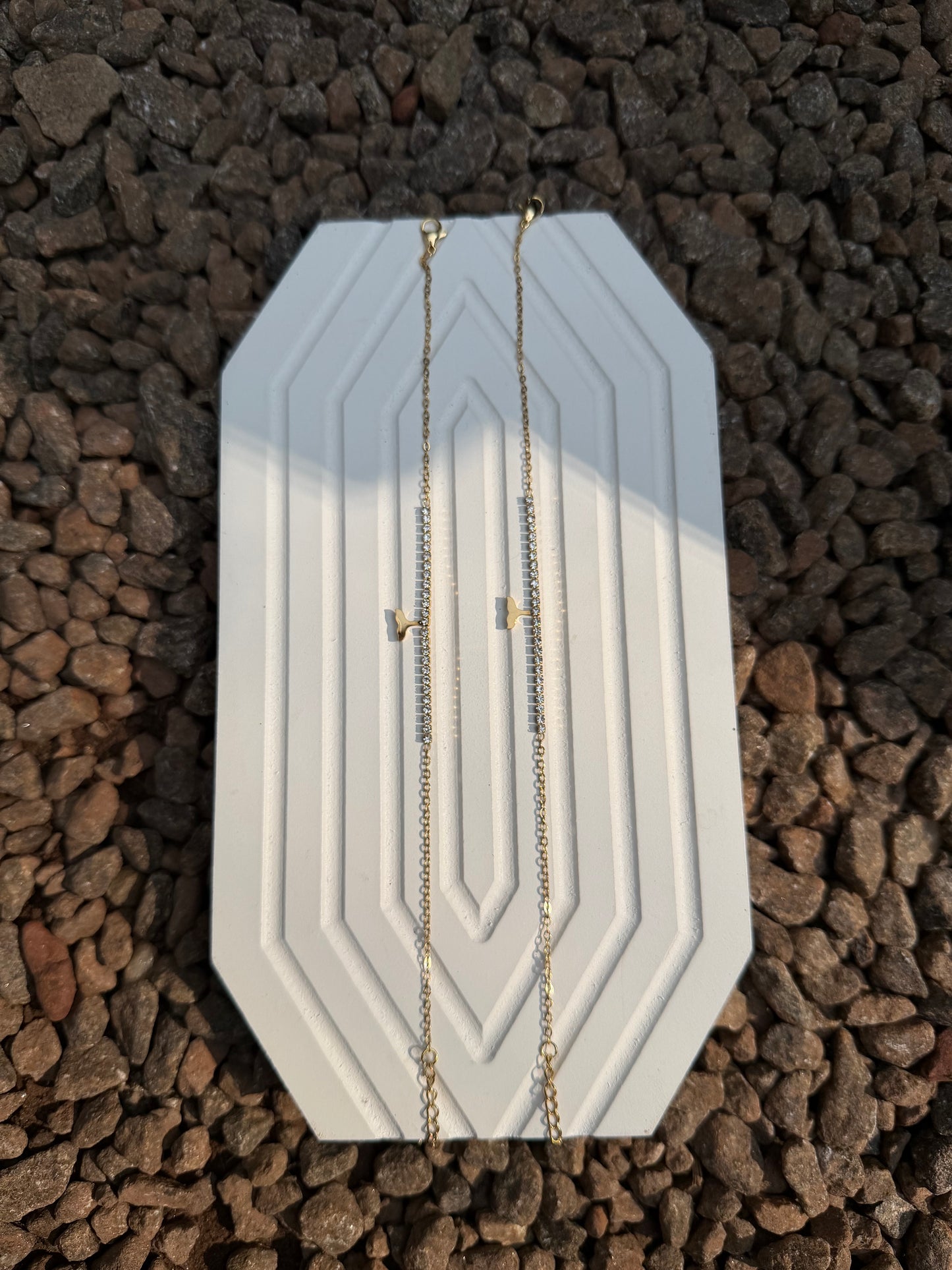 Fish tale tennis anklets