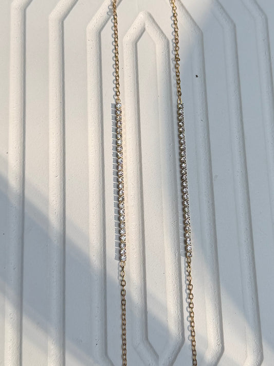 Simple tennis anklets