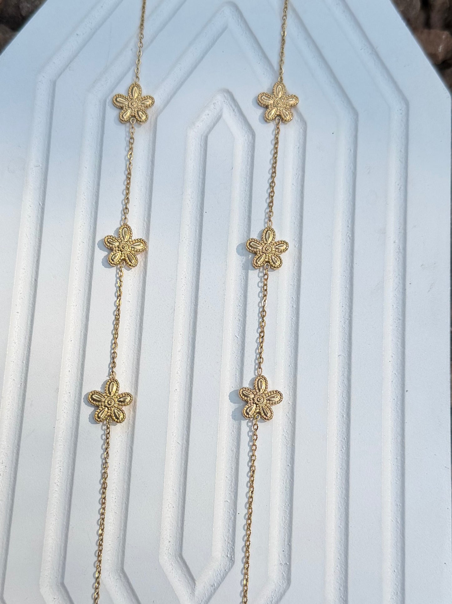 Flower anklets