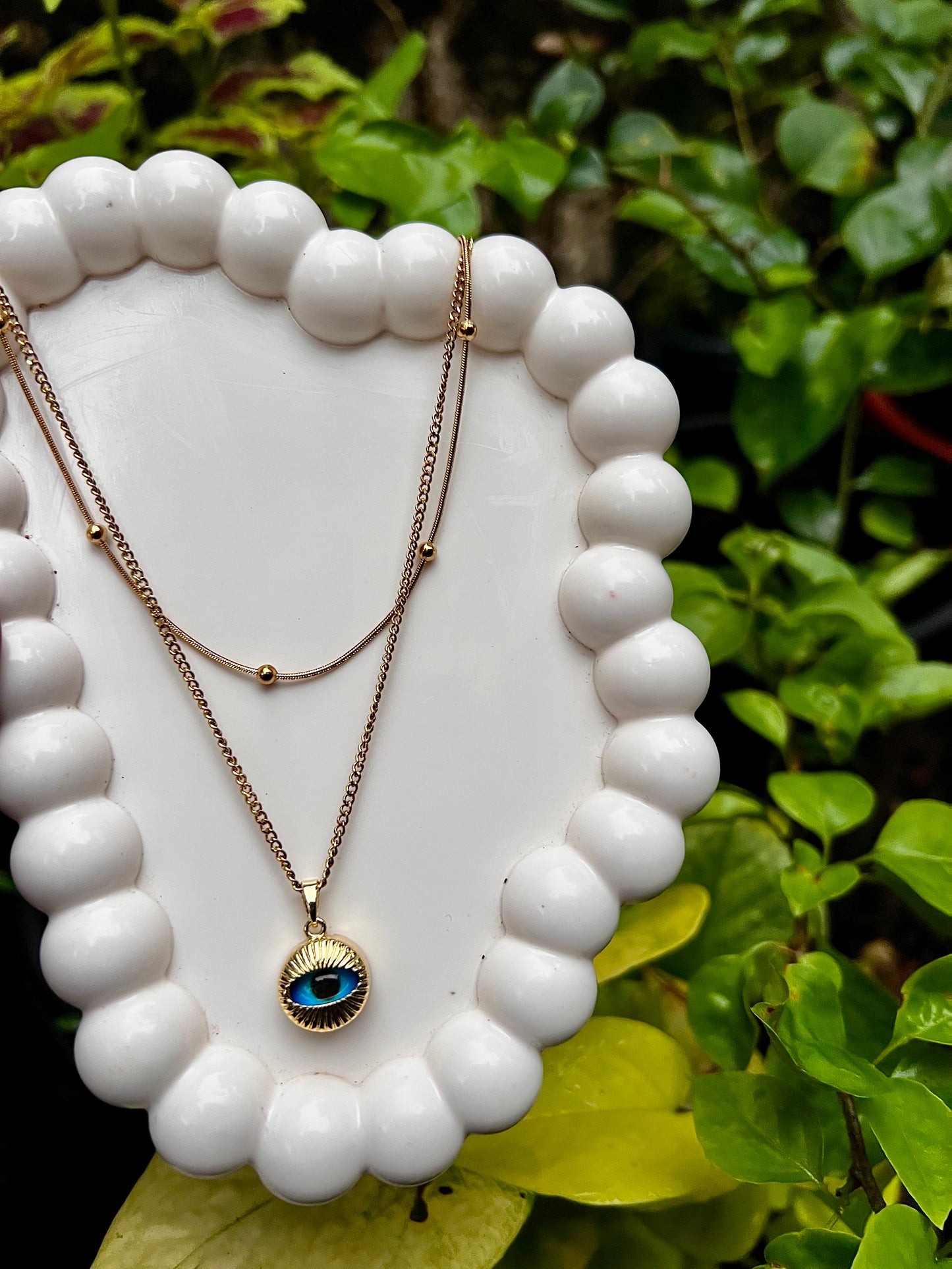 Evil eye double layer