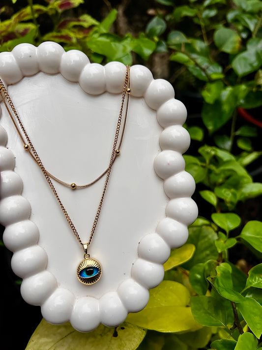 Evil eye double layer