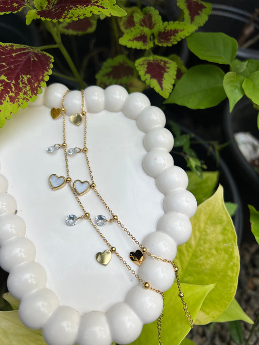 Love hanging anklets