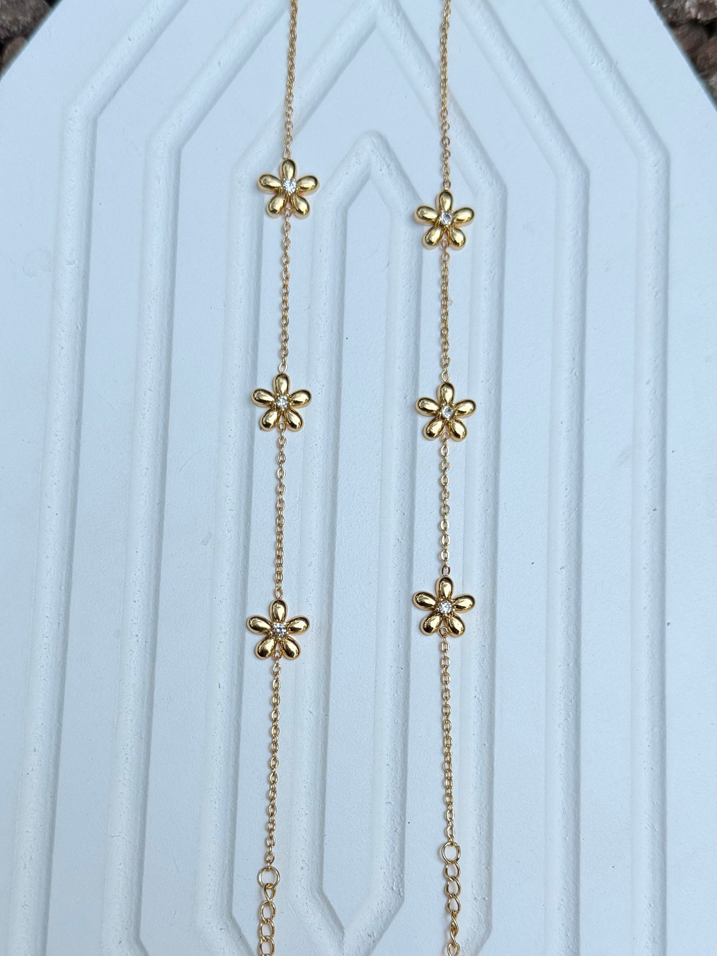 Triple flower bracelet