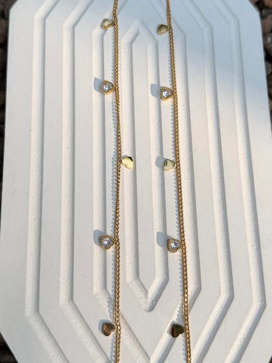 Love hanging anklets