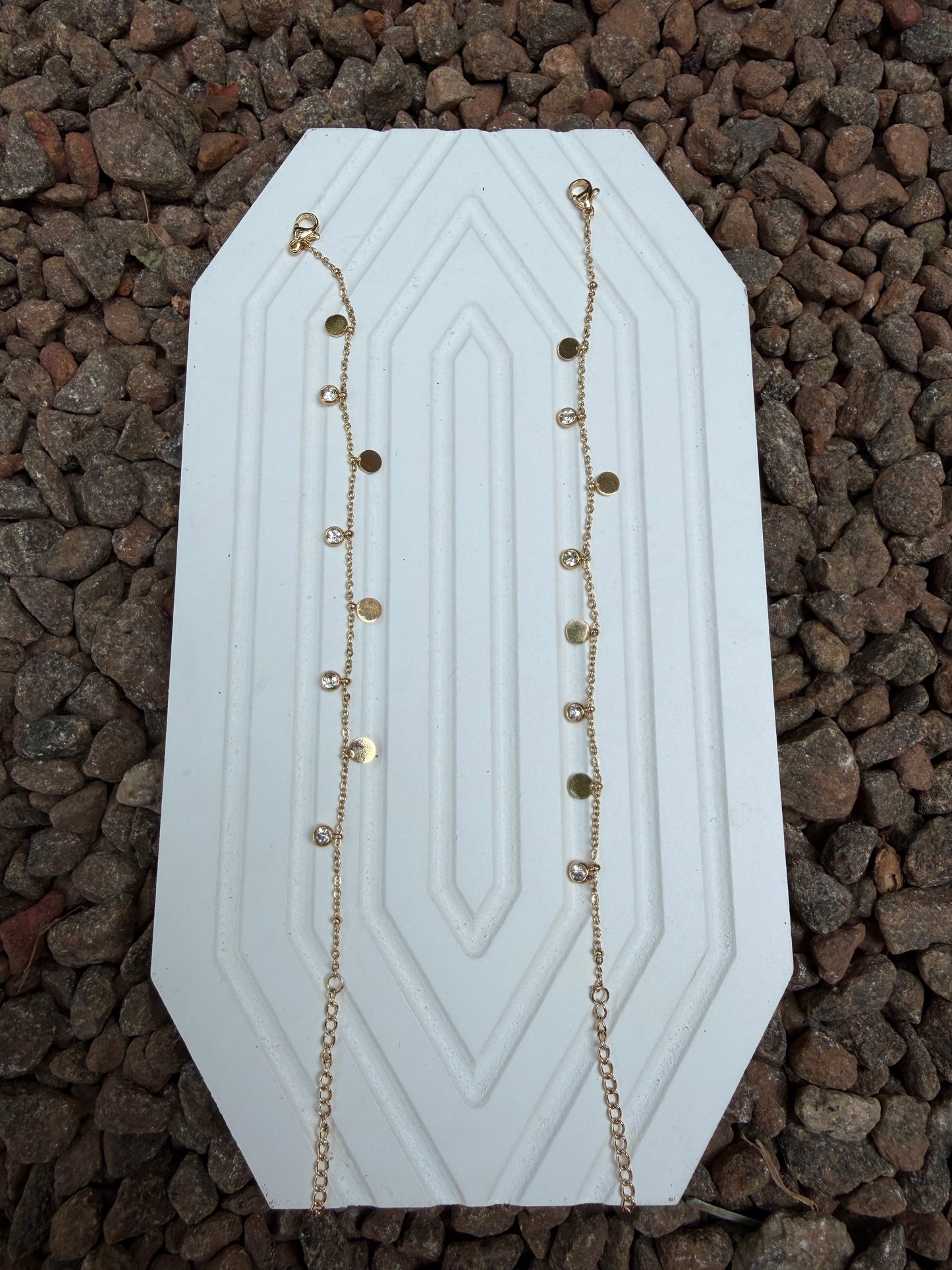 White charm bracelet