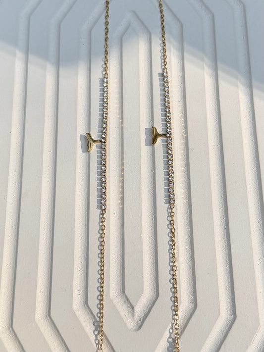 Fish tale tennis anklets