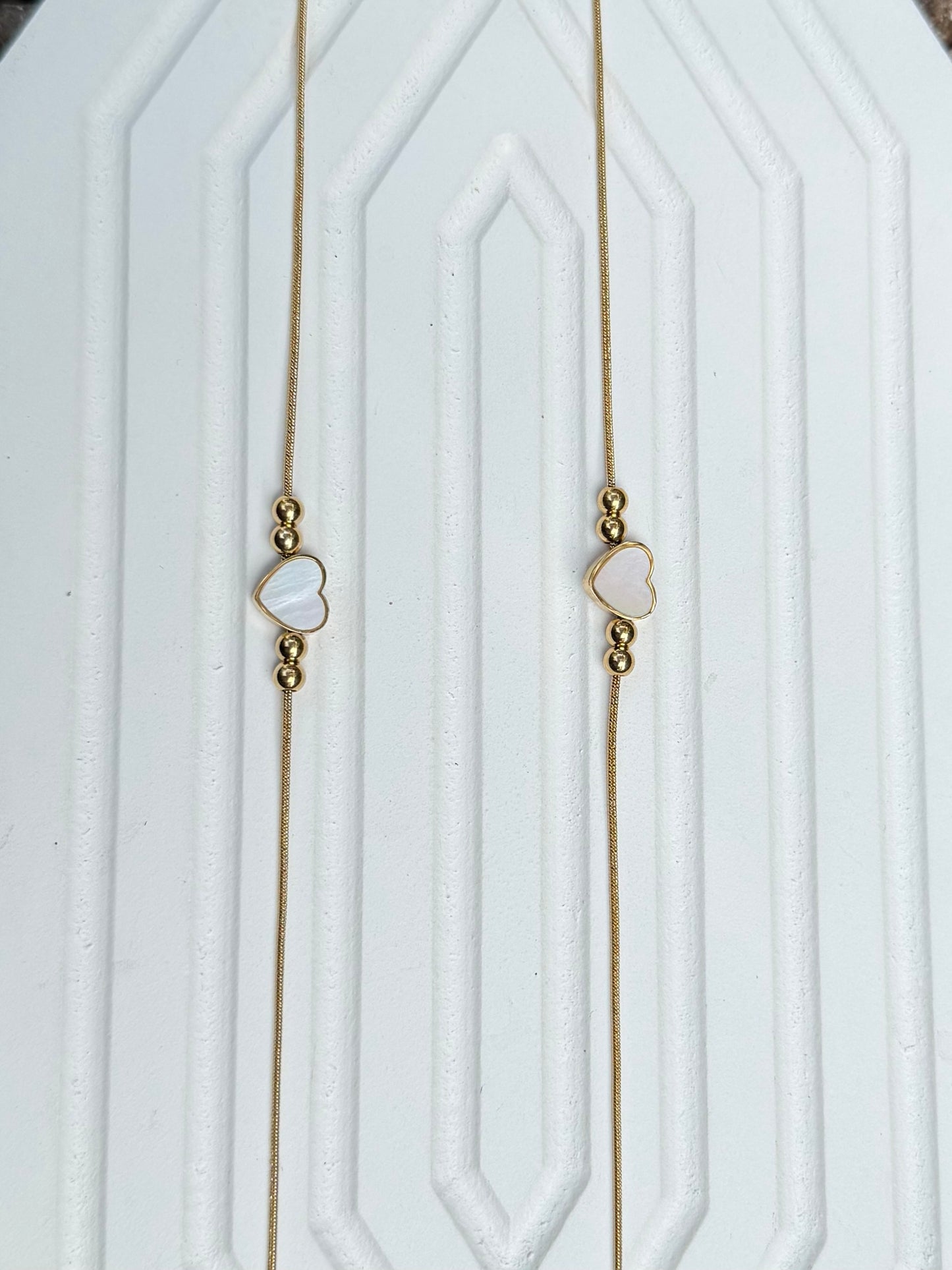 Love bead anklets