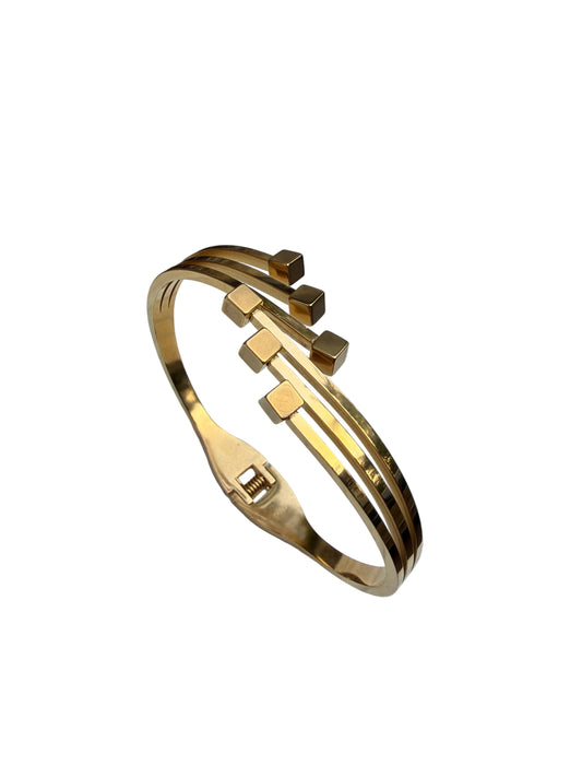 Royal grid bangle