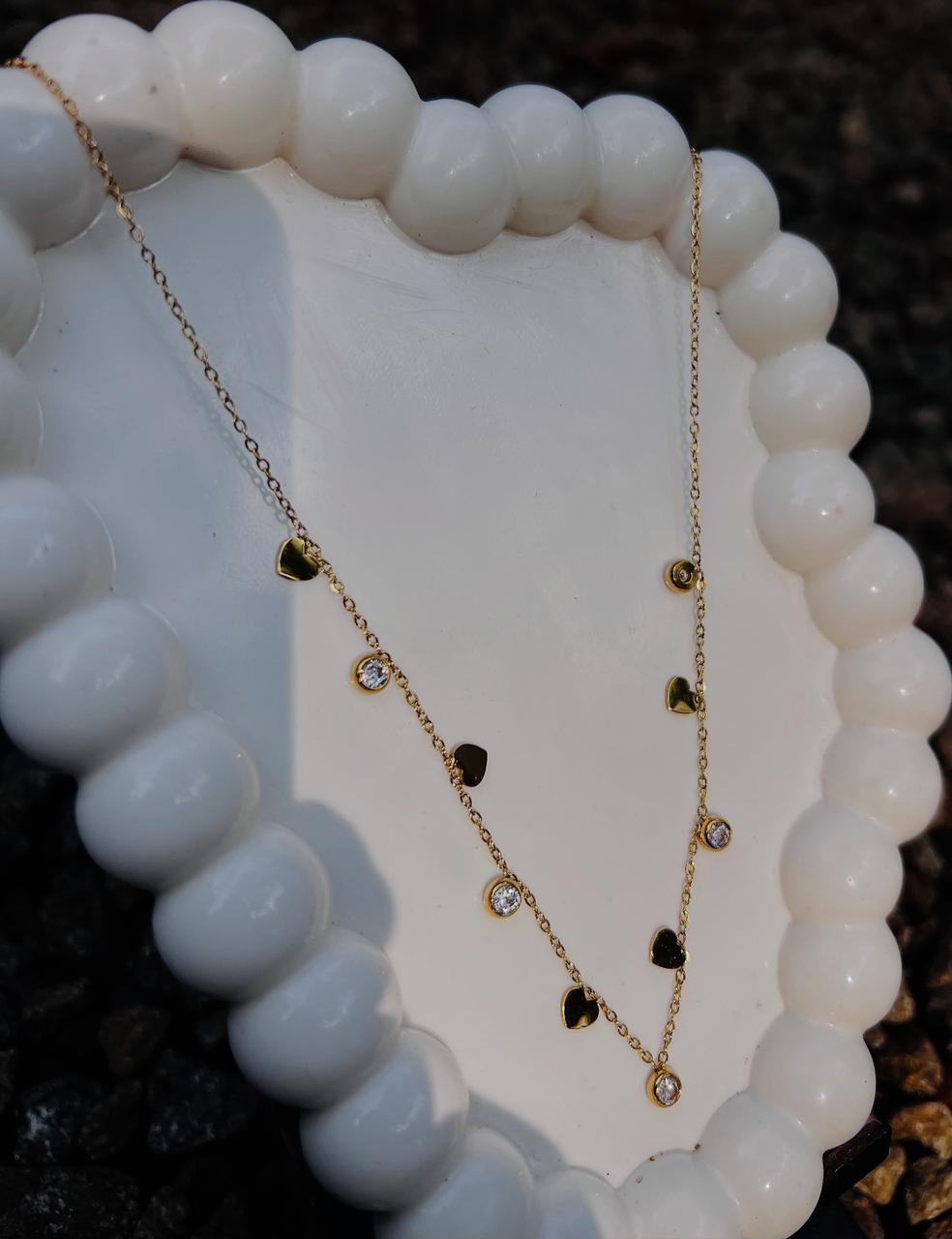 Charm hanging necklace