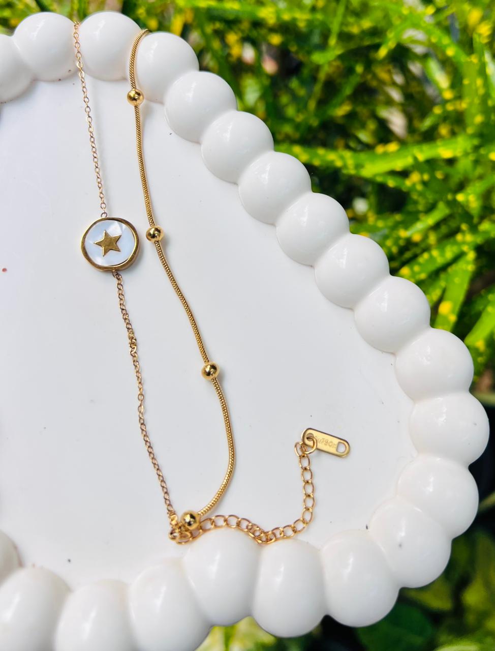 Double layer  bracelet